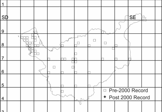 Red Squirrel Atlas Map